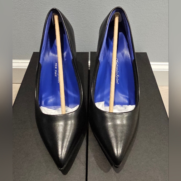 *BRAND NEW* Antonia Saint NY Victoria 2.0 Custom Fit High Heel Black Pointed Toe - Picture 3 of 10